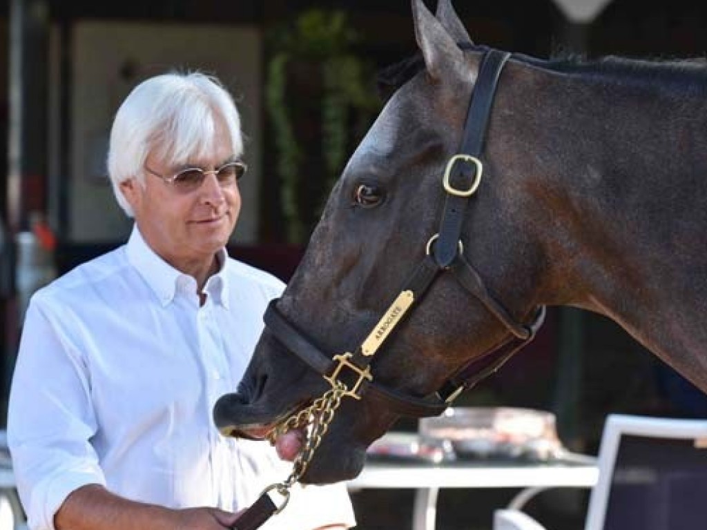 Foto: Bob Baffert sobre Arrogate: "O cavalo mais incrível que eu já vi"