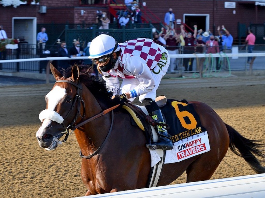 Foto: O Príncipe de Nova York: Tiz The Law esbanja superioridade no Traver’s Stakes (G1)