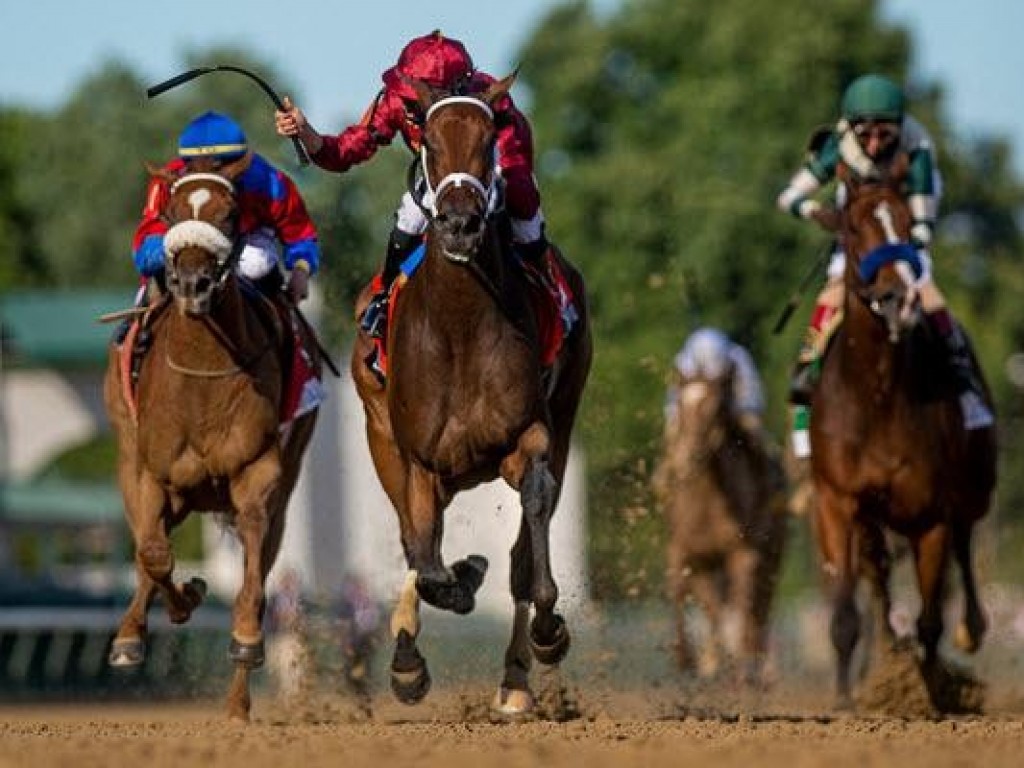 Foto: Shedaresthedevil surpreende as favoritas e vence, em recorde, o Kentucky Oaks (G1)