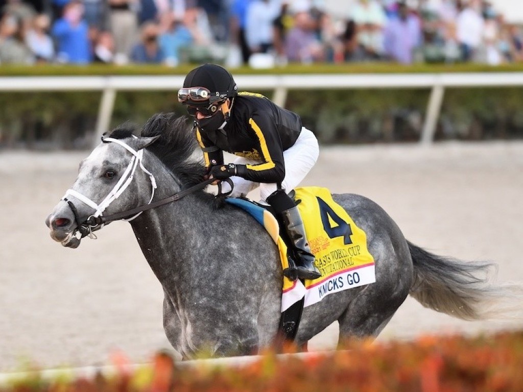 Foto: Knicks Go confirma favoritismo, larga e acaba na Pegasus World Cup (G1)