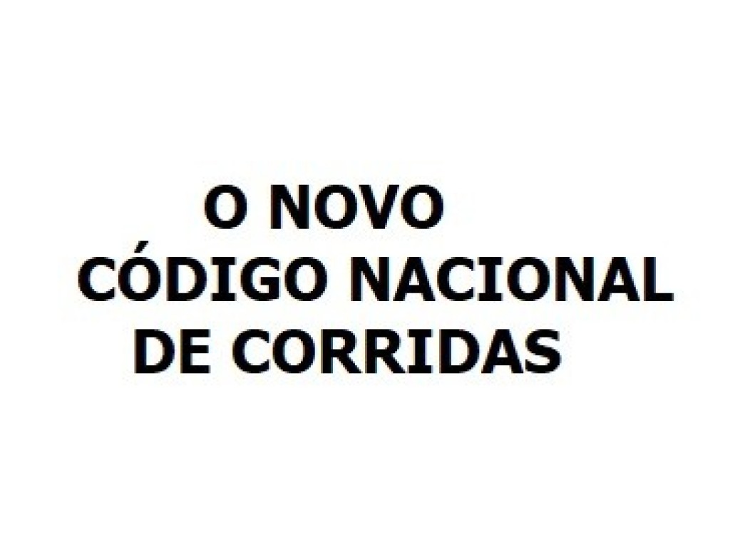 Foto: Proposta de Código Nacional de Corridas encontra-se em processo de consulta pública