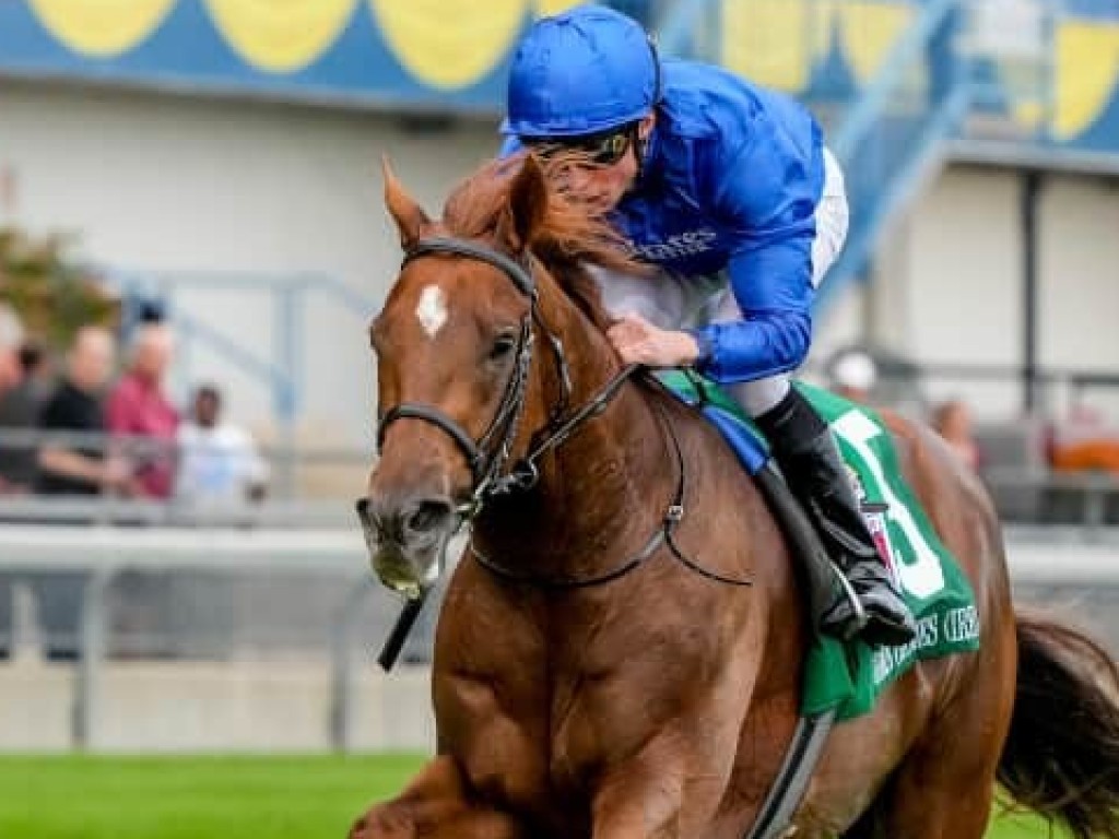 Foto: Ivar escolta Modern Games na Woodbine Mile (G1)