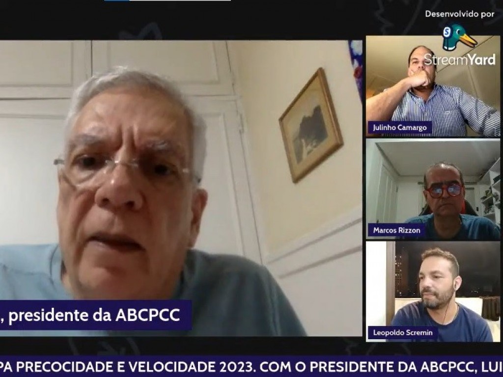 Foto: Programa Turfe Ao Vivo entrevista Luis Felipe Brandão dos Santos e Julio Camargo