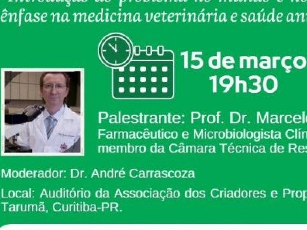 Foto: SOMEVE promove palestra sobre resistência antimicrobiana nesta quarta-feira