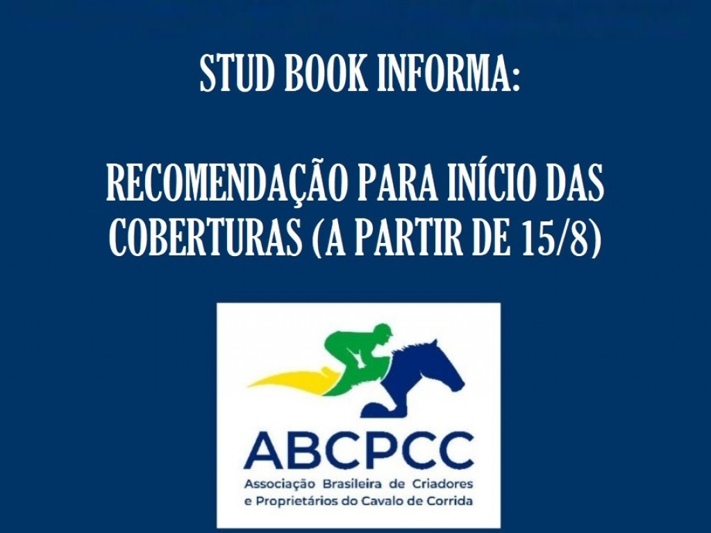 Foto: ABCPCC informa: recomendação para início de coberturas a partir de 15 de agosto