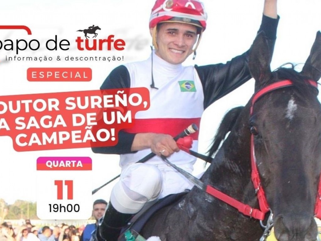 Foto: Nesta quarta-feira, Papo de Turfe especial sobre a façanha de Doutor Sureño