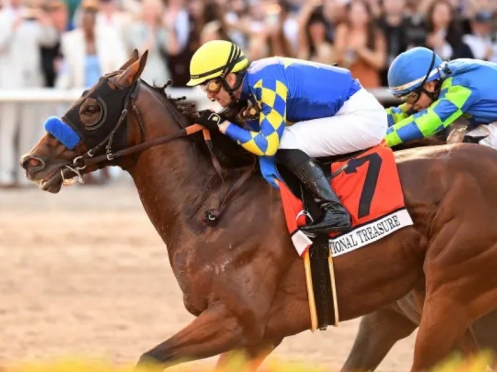 Foto: Pegasus World Cup: National Treasure foi o astro mor; filha da brasileira Delambre vence G2