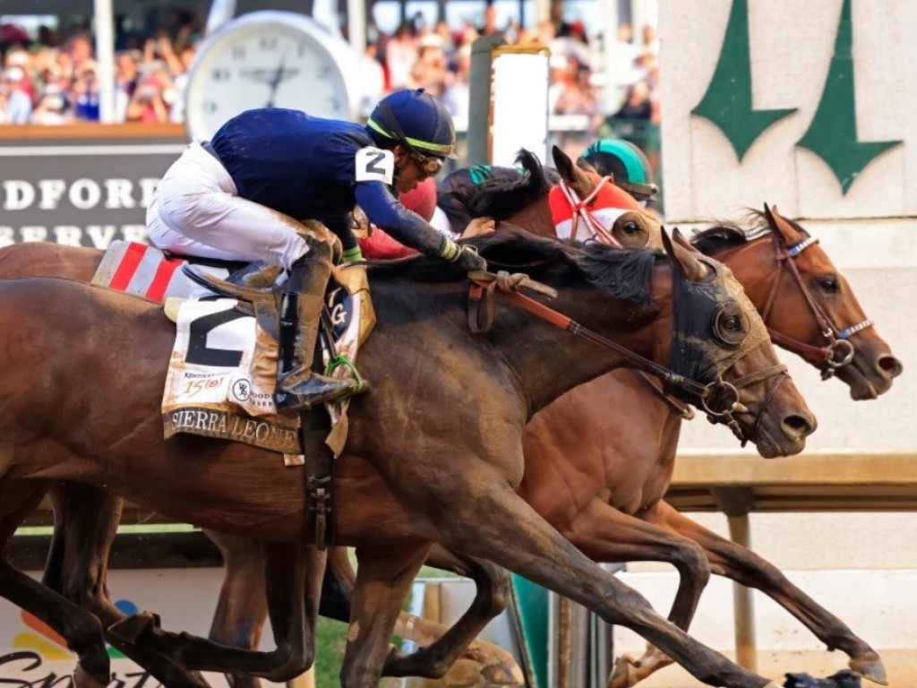 Foto: Em chegada emocionante, Mystik Dan conquista o Kentucky Derby (G1)