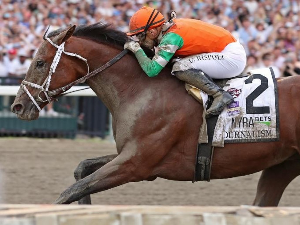 Foto: Cada vez mais "cavalo do povo", Journalism conquista o Haskell Stakes (G1)